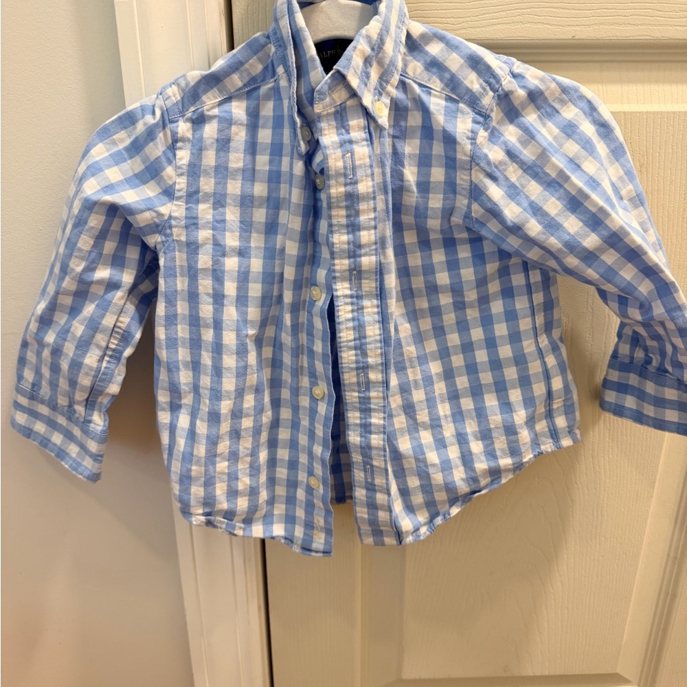 Two Ralph Lauren Button-Down Shirts - Toddler - Picture 4 of 9